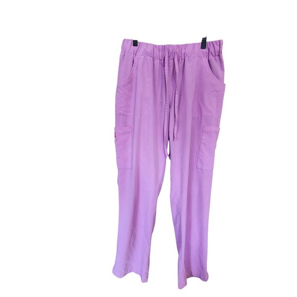 Betsey Johnson Womens Lilac Drawstring Cargo Pants L Regular - Picture 1 of 4